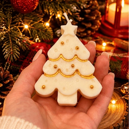 Albero di Natale in cera di soia profumata - Profumi Di Casa